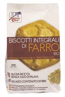 FSC BISCOTTI INTEGRALI DI FARRO BIOA AD ALTO CONTENUTO DI FIBRE CON OLIO DI GIRASOLE SENZA OLIO DI PALMA 400 G - Farmaciapacini.it