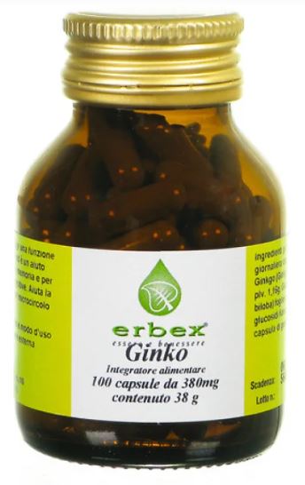 GINKGO BILOBA 100 CAPSULE 380 MG - Farmaciapacini.it
