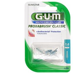 GUM PROXABRUSH CLASSIC 614 SCOVOLINO INTERDENTALE 8 PEZZI - Farmaciapacini.it