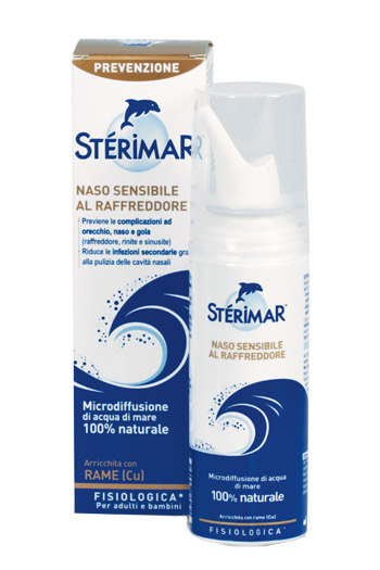 STERIMAR NASO SENSIBILE AL RAFFREDDORE ACQUA DI MARE SPRAY 100 ML - Farmaciapacini.it