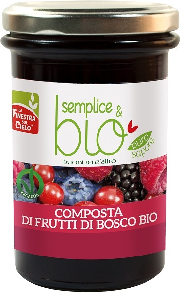 COMPOSTA DI FRUTTI DI BOSCO CON POLPA DI MELA BIO 320 G - Farmaciapacini.it