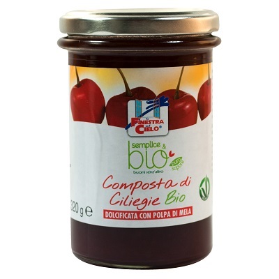 COMPOSTA DI CILIEGIE CON POLPA DI MELA BIO 320 G - Farmaciapacini.it