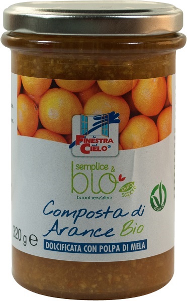 COMPOSTA DI ARANCE CON POLPA DI MELA BIO 320 G - Farmaciapacini.it