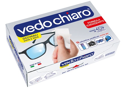 VEDOCHIARO OCCHIALI 16 SALVIETTE UMIDIFICATE - Farmaciapacini.it