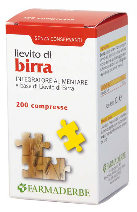 LIEVITO DI BIRRA 200 COMPRESSE - Farmaciapacini.it