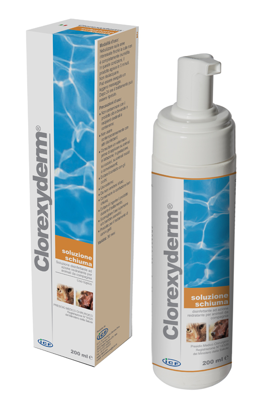 CLOREXYDERM SOLUZIONE SCHIUMA 200 ML - Farmaciapacini.it