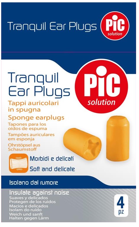 TAPPI AURICOLARI TRANQUIL IN SPUGNA 4 PEZZI - Farmaciapacini.it
