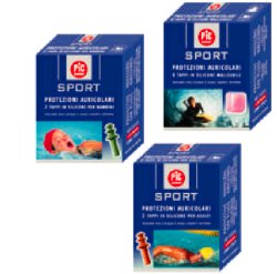 TAPPO AURICOLARE IN SILICONE PIC SPORT PER ADULTI 2 PEZZI - Farmaciapacini.it