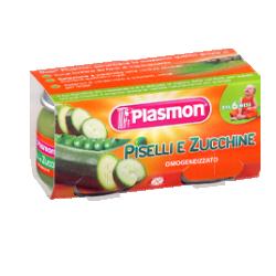 PLASMON OMOGENEIZZATO PISELLI ZUCCHINE 80 G X 2 PEZZI - Farmaciapacini.it