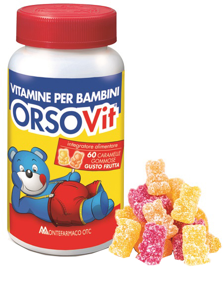 ORSOVIT CARAMELLE GOMMOSE VITAMINA BB SENZA GLUTINE 60 PEZZI - Farmaciapacini.it