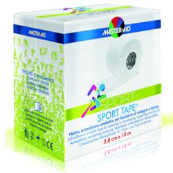 NASTRO AUTOADESIVO ANELASTICO PER FASCIATURE DI SOSTEGNO E TAPING MASTER-AID SPORT 3,8X10 - Farmaciapacini.it