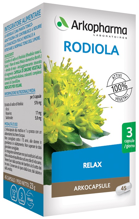 ARKO CAPSULE RODIOLA 45 CAPSULE - Farmaciapacini.it