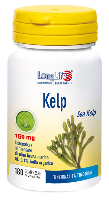 LONGLIFE KELP ALGA BRUNA 180 COMPRESSE - Farmaciapacini.it