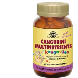 CANGURINI MULTINUTRIENTS FRUTTI BOSCO 60 COMPRESSE - Farmaciapacini.it