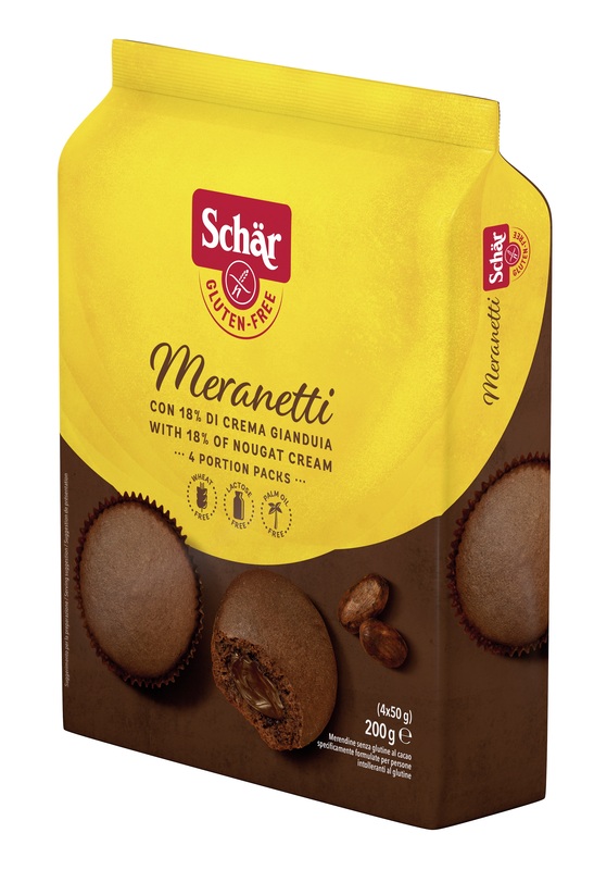SCHAR MERANETTI CON CREMA GIANDUIA 4 PEZZI DA 50 G - Farmaciapacini.it