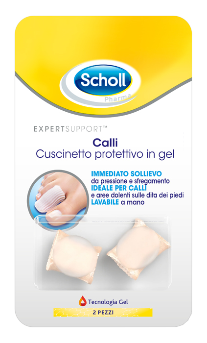 CUSCINETTI PROTETTIVI PER PIEDI CALLI SCHOLL GELACTIV 2 PEZZI - Farmaciapacini.it