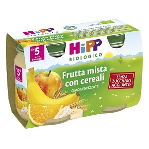HIPP BIO HIPP BIO OMOGENEIZZATO FRUTTA MISTA CON CEREALI 2X125 G - Farmaciapacini.it