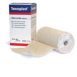 BENDA ELASTICA AUTOADESIVA TENSOPLAST CON OSSIDO DI ZINCO 4,5X500CM - Farmaciapacini.it