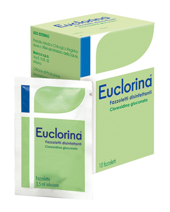 DISINFETTANTE FAZZOLETTO PER MEDICAZIONE EUCLORINA 10 PEZZI - Farmaciapacini.it