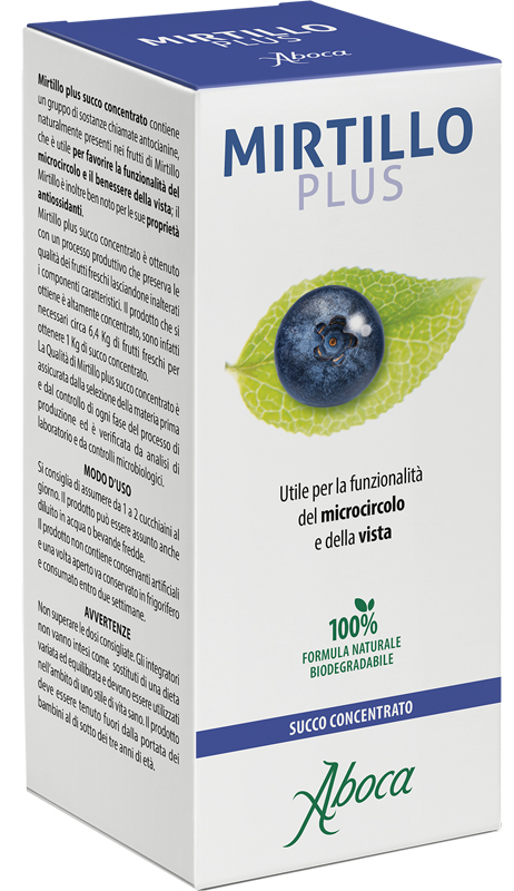 MIRTILLO PLUS SUCCO CONCENTRATO 100 ML - Farmaciapacini.it