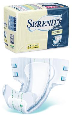 PANNOLONE PER INCONTINENZA SERENITY CLASSIC EXTRA TAGLIA SMALL 30 PEZZI - Farmaciapacini.it