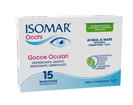 ISOMAR OCCHI GOCCE OCULARI ALL'ACIDO IALURONICO 0,20% 15 FLACONCINI - Farmaciapacini.it
