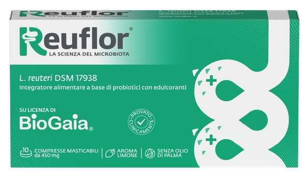 REUFLOR 10 COMPRESSE MASTICABILI AROMA LIMONE - Farmaciapacini.it