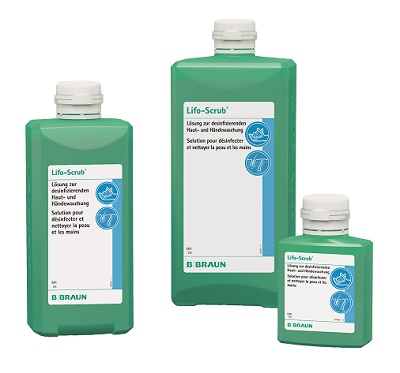 SOLUZIONE PER IL LAVAGGIO ANTISETTICO DELLE MANI E DELLA CUTE INTEGRA A BASE DI CLOREXIDINA GLUCONATO CON DOSATORE LIFOSCRUB 1000ML 10 PEZZI - Farmaciapacini.it