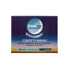 CEROTTO NASALE SNOREEZE CLASSICO LARGE 10 PEZZI - Farmaciapacini.it