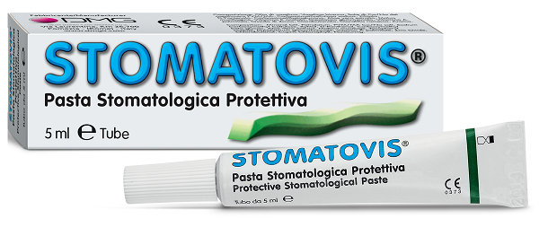 PASTA STOMATOLOGICA PROTETTIVA STOMATOVIS STOMATITI AFTOSE 5 ML - Farmaciapacini.it