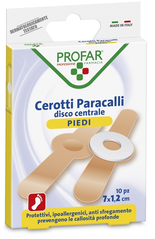 CEROTTO PARACALLO 10 PEZZI 7X1,2 CM PROFAR - Farmaciapacini.it
