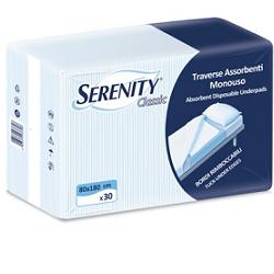 TRAVERSA SALVAMATERASSO PER INCONTINENZA SERENITY CLASSIC MISURA 80X180CM 15 PEZZI - Farmaciapacini.it