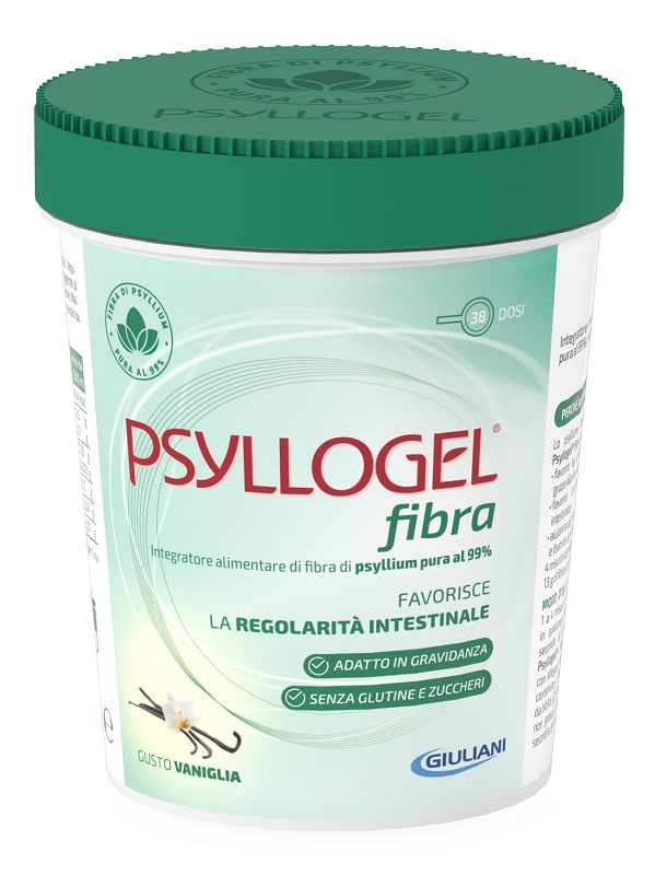 PSYLLOGEL FIBRA VANIGLIA VASO 170 G - Farmaciapacini.it