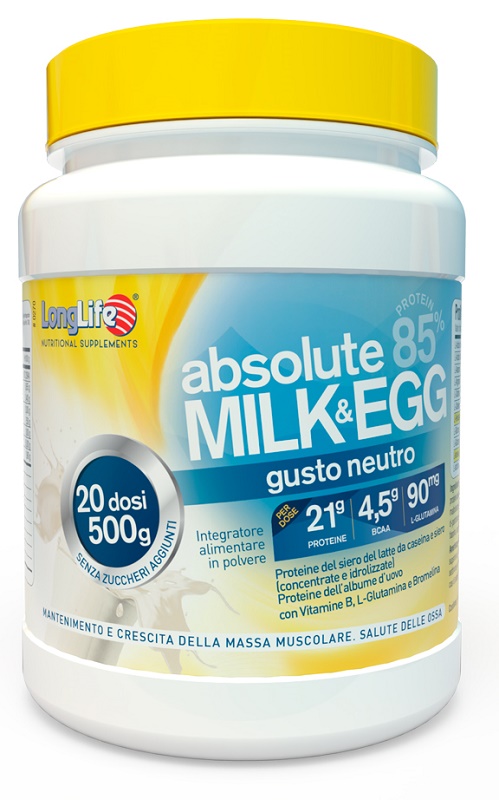 LONGLIFE ABSOLUTE MILK&EGG 500 G - Farmaciapacini.it