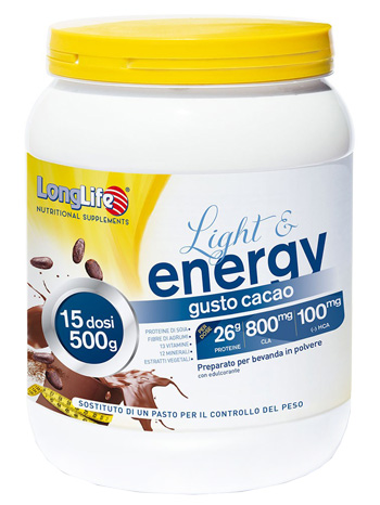 LONGLIFE LIGHT & ENERGY CACAO 500 G - Farmaciapacini.it