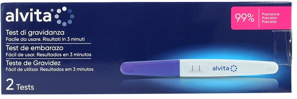 TEST DI GRAVIDANZA ALVITA 2 PEZZI - Farmaciapacini.it