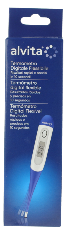 TERMOMETRO DIGITALE FLESSIBILE ALVITA - Farmaciapacini.it