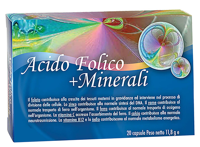 ACIDO FOLICO + MINERALI 20 CAPSULE - Farmaciapacini.it