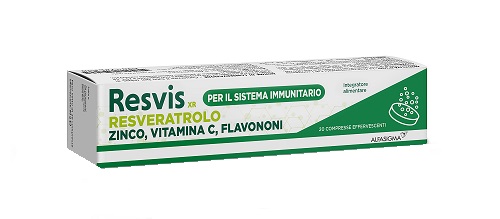 RESVIS XR ALFASIGMA 20 COMPRESSE EFFERVESCENTI DA 4 G - Farmaciapacini.it