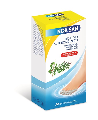 NOK SAN PEDILUVIO SUPEROSSIGENATO 400 G - Farmaciapacini.it
