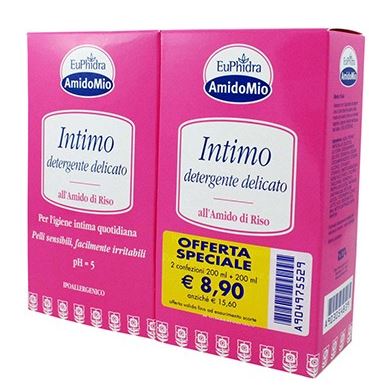 EUPHIDRA SCHIUMA INTIMA DETERGENTE 200 + 200 ML - Farmaciapacini.it