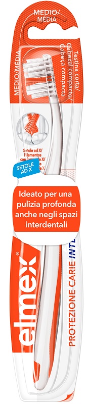 ELMEX INTERX SPAZZOLINO PROTEZIONE CARIE TESTINA CORTA - Farmaciapacini.it