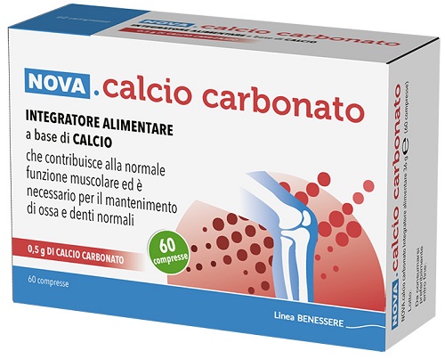 CALCIO CARBONATO 60 COMPRESSE DA 0,6 G - Farmaciapacini.it