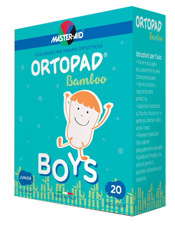 CEROTTO OCULARE PER ORTOTTICA ORTOPAD BOYS M 5,4X7,6 20 PEZZI - Farmaciapacini.it