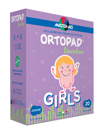 CEROTTO OCULARE PER ORTOTTICA ORTOPAD GIRLS M 5,4X7,6 20 PEZZI - Farmaciapacini.it