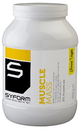 MUSCLE MASS BANANA/VANIGLIA 1200 G - Farmaciapacini.it