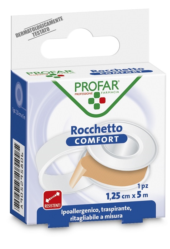 CEROTTO ROCCHETTO IN TELA COMFORT CM 1,25X5 M PROFAR - Farmaciapacini.it