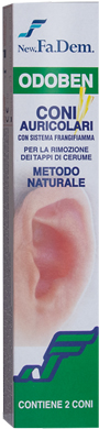 ODOBEN CONO PER PULIZIA AURICOLARE 2 PEZZI - Farmaciapacini.it