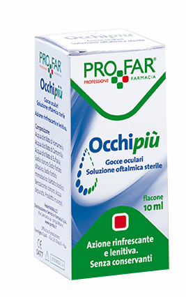 OCCHI PIU' GOCCE OCULARI RINFRESCANTI 1 FLACONE DA 10 ML PROFAR - Farmaciapacini.it