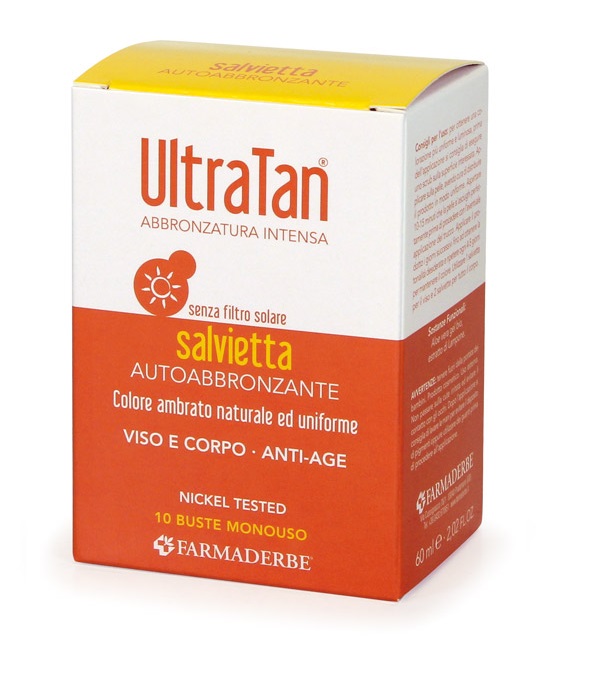 ULTRA TAN SALVIETTE AUTOABBRONZANTI 10 BUSTE - Farmaciapacini.it